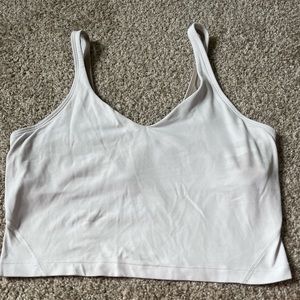 White Lululemon Align Bra